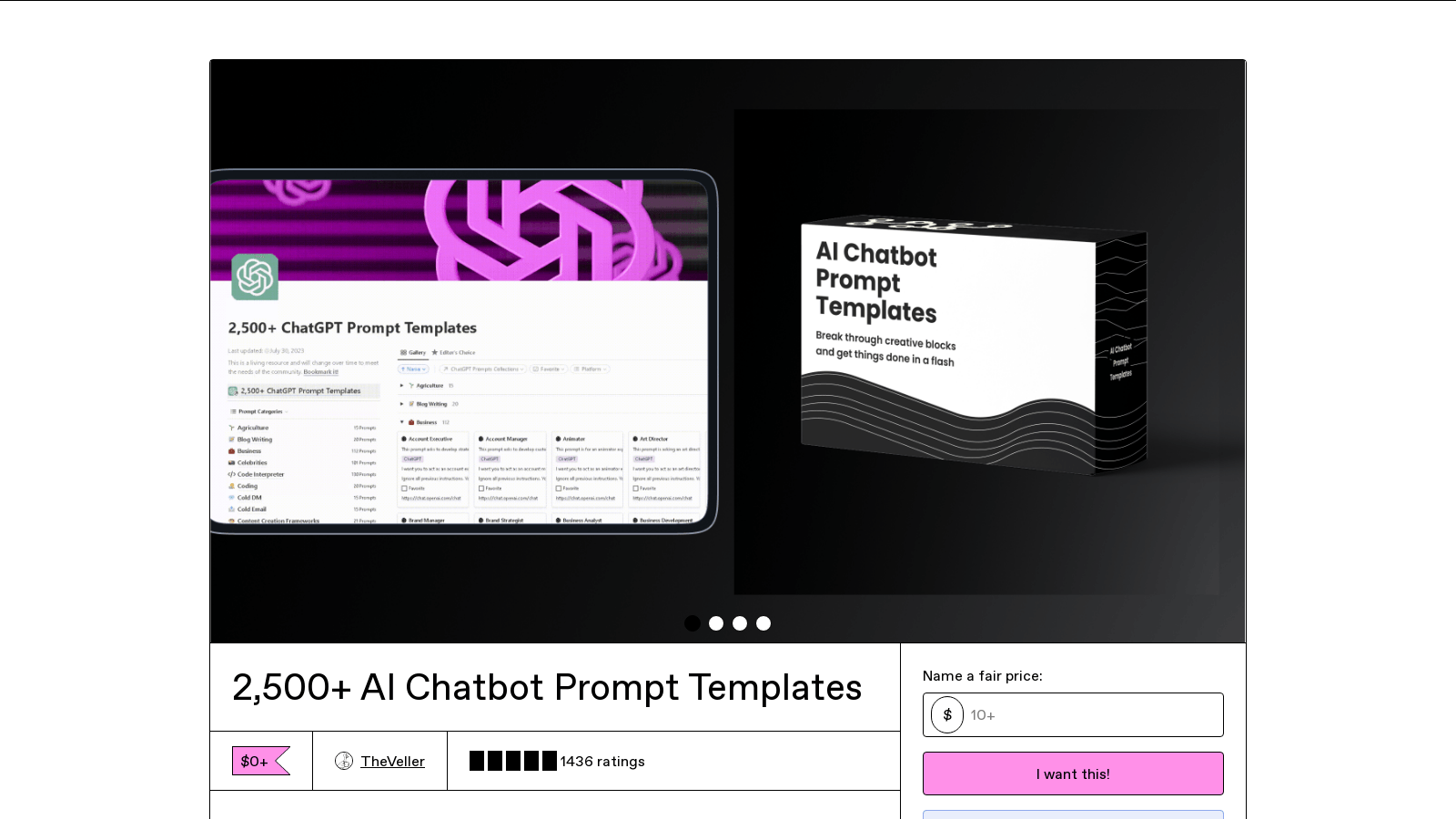 500+ ChatGPT Prompt Templates