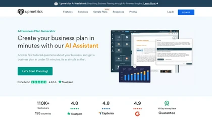 AI Business Plan Generator - Upmetrics