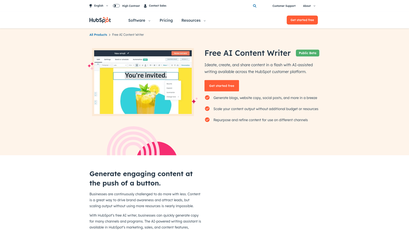 AI Content Writer | HubSpot