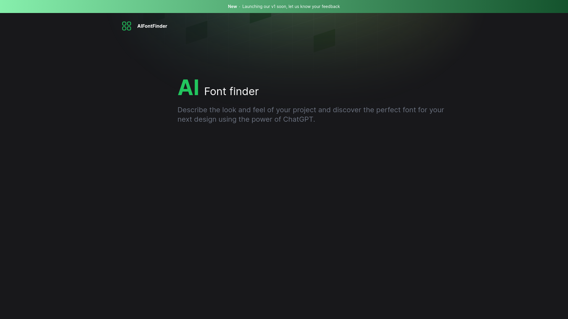 AI Font finder