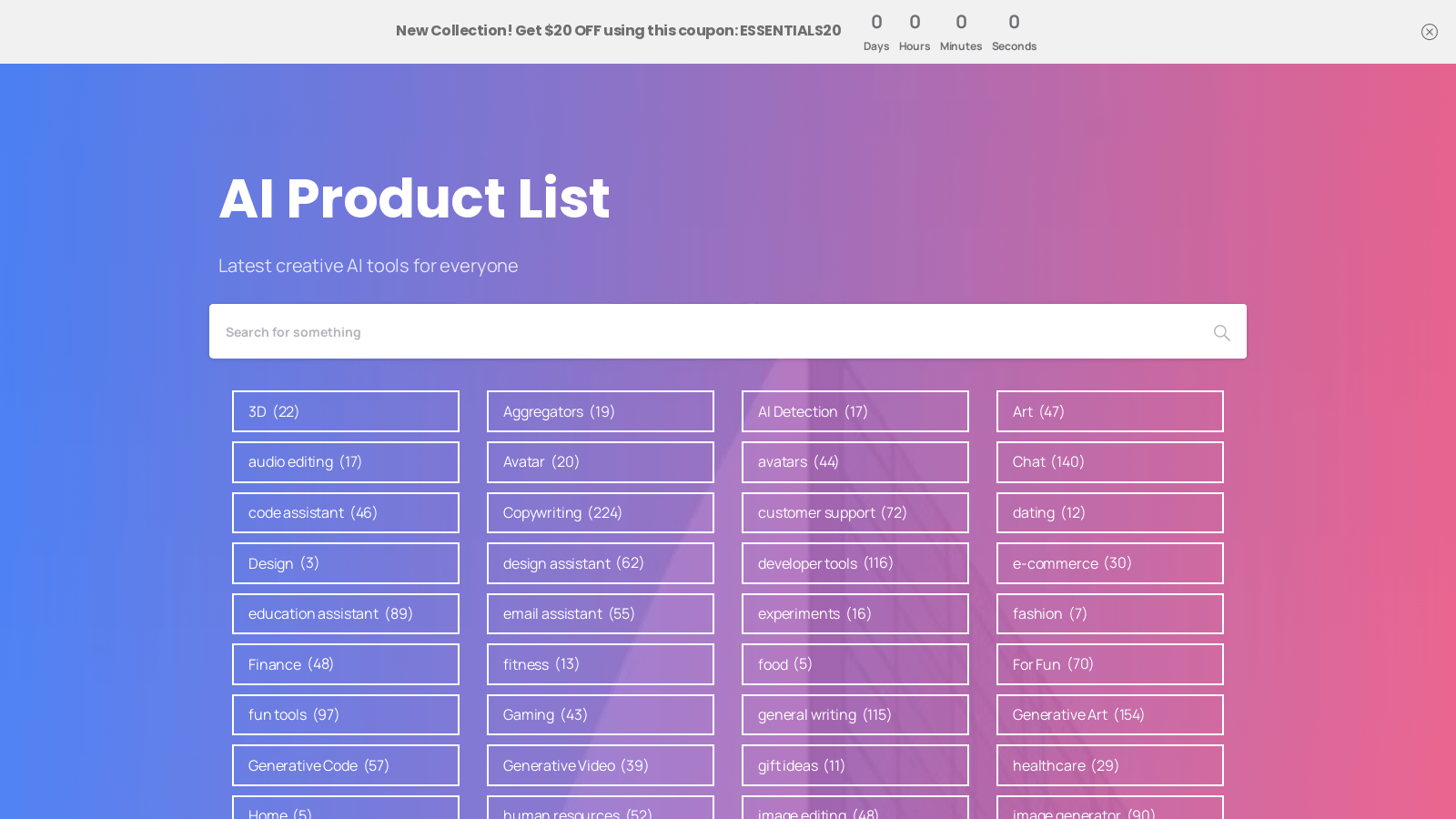 AI Products List