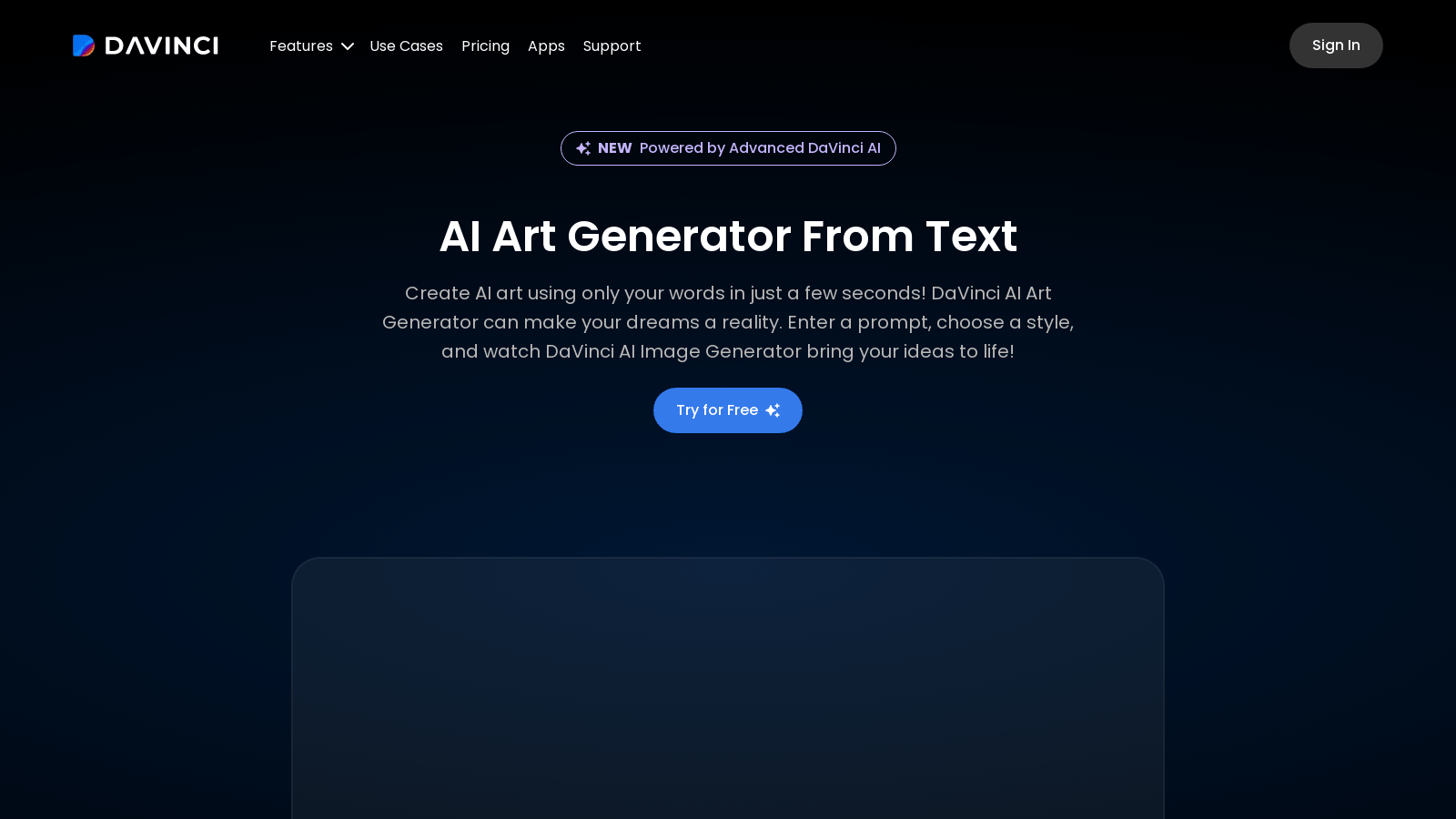 DaVinci AI Art Generator
