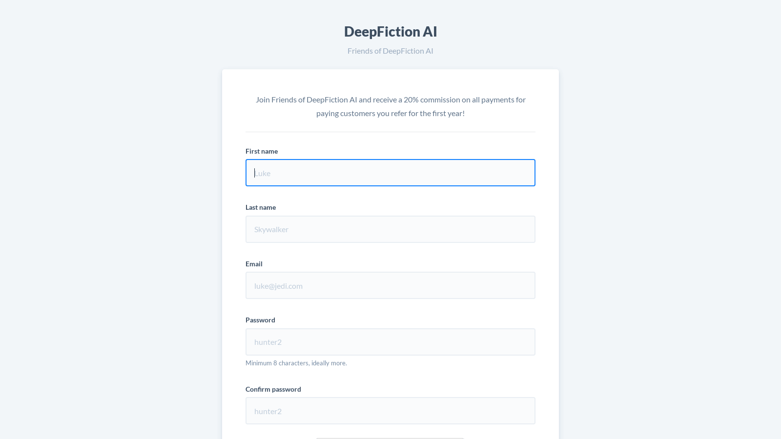 DeepFiction AI