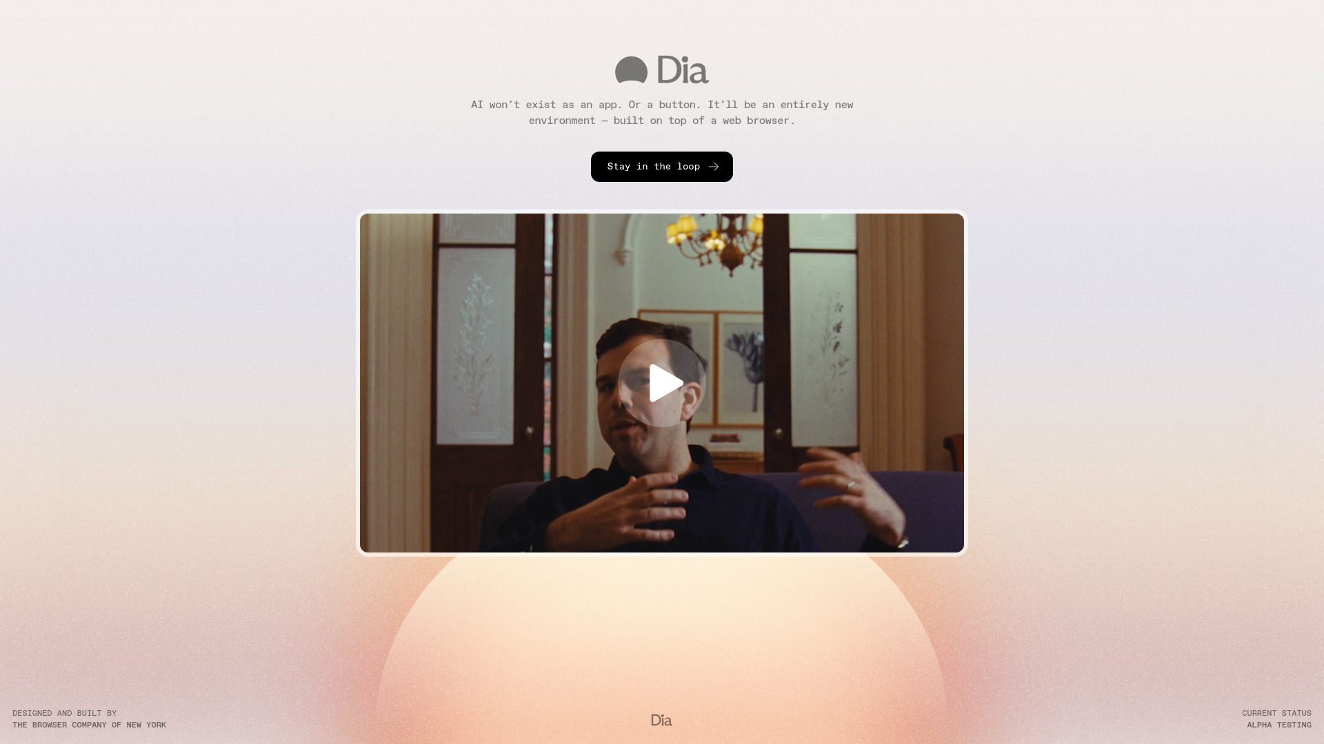 Dia from The Browser Company