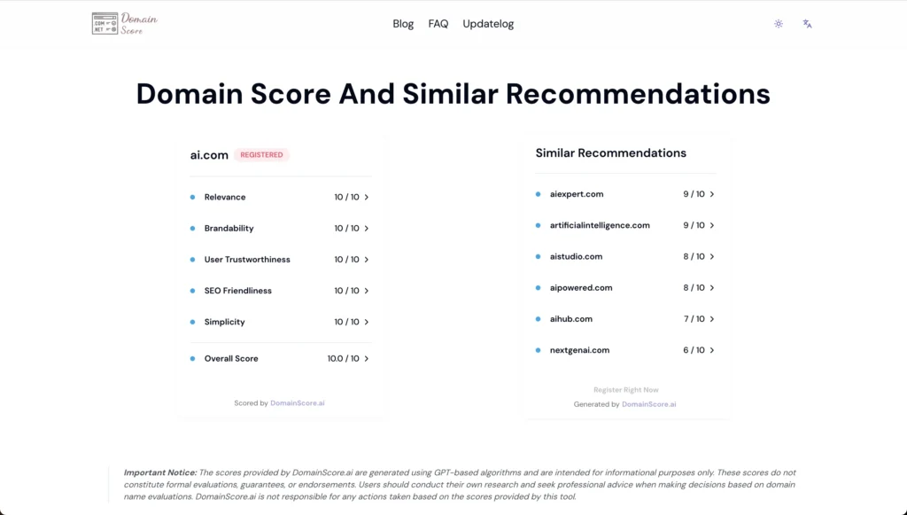 DomainScore.ai