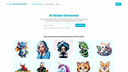 Easy sticker maker