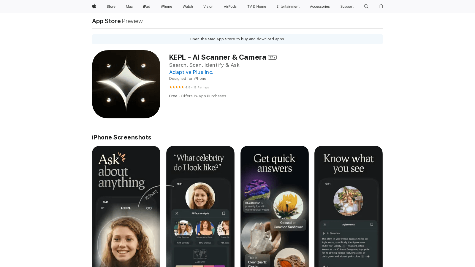 KEPL - Vision AI Search App